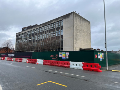 South Annexe at Wallasey town hall, just prior to demolition