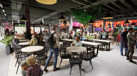 CGI with proposed new design for Birkenhead Market