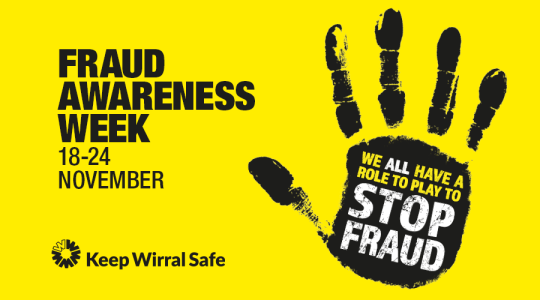 Graphic promoting fraud awareness week 2024