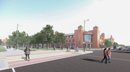 CGI of what Conway Street will look like