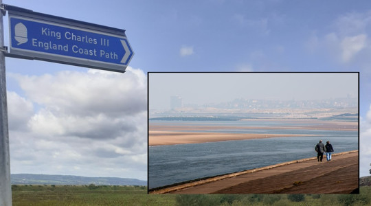 Montage showing scenes from the KCIII coastal path