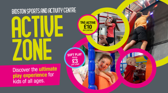 active zone graphic including pictures of children in the zone with prices