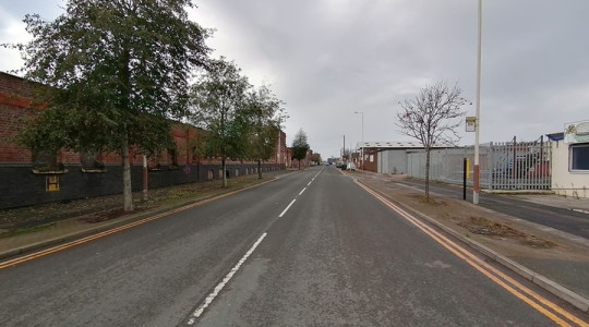 A view of Price Street in Birkenhead