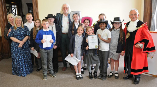 Photo of the choir of Co-op Academy Portland in Birkenhead 