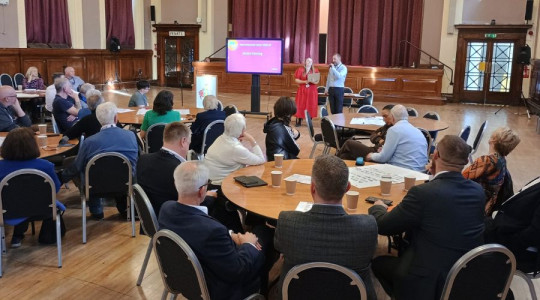 Corporate parent meeting taking place
