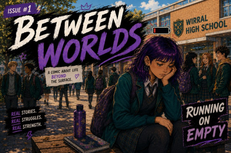 Between Worlds comic created by ZILLO Young Reporters 