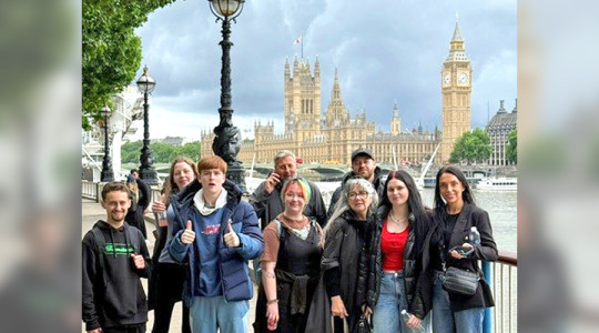 Wirral's Care Leavers Council visited the Houses of Parliament
