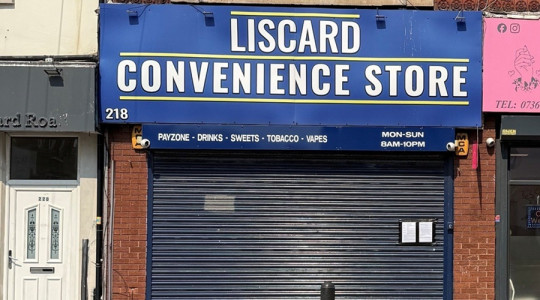 A photo used in evidence against the owner of Liscard Convenience Store