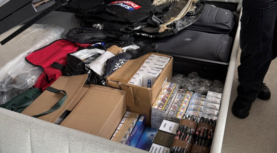 Tobacco products seized by Trading Standards officers 