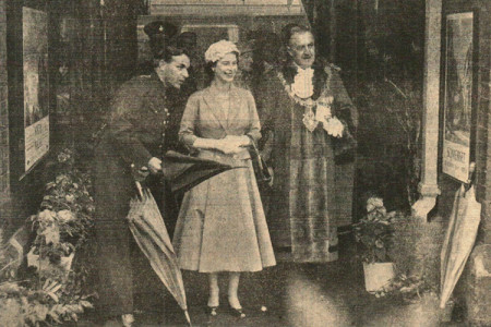 Queens visit to Wallasey 1957