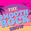 graphic with palm trees and the words "the smooth rock show"