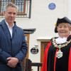 Dan Hodge with mayor of Wirral councillor Cherry Povall