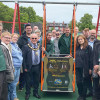 The Mayor of Wirral joins guests to launch the new swing