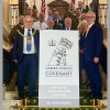 Photo of the mayor and mayoress of Wirral and acting chief executive of the Council, Jason Gooding, celebrated achieving the ERS Silver Award with representatives from Wirral's Armed Forces community.