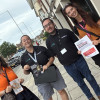 Photo showing partners taking part in an ASB Awareness Week event
