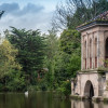 view of Birkenhead Park with pond