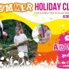Graphic to advertise Summer Holiday Clubs in Wirral