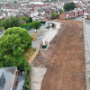 A photo showing the cleared land following the demolition of the former building at Seaview Road