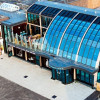 An aerial shot of Wirral Watersports Centre building in West Kirby