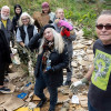 Organisers Earth Moves with volunteers at the recent No Dig Meadow event in Wallasey