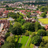aerial view of Port Sunlight