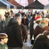 wide shot of shoppers at the youth market held in Birkenhead December 2025