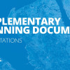 blue image of wirral from above with the words: Supplementary planning documents consultations, plus the wirral council logo