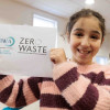 A young person participating in a waste reuse workshop at the Syrian British Culture Centre CIC, Liverpool, December 2025