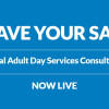 White text on a blue background reads: Have your day: Wirral Adult Day services Consultation Now Live