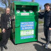from left, Cllr Liz Grey, Chair of the Environment, Climate Emergency and Transport Committee for Wirral Council and Paul Roberts, Director at Roberts Recycling