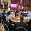 Corporate parent meeting taking place 