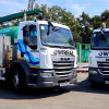 A photo showing the new vehicles next to each other