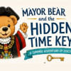 Graphic depicted a cartoon teddy bear dressed as a Mayor