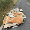 Some of the dumped waste on Red Hill Road