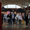 People attending Recovery Fest in Birkenhead Market