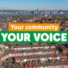 Graphic promoting the listening exercise