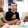 Young people learning 