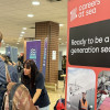 image from Wirral jobs fair showing people at the event