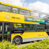 New yellow bus