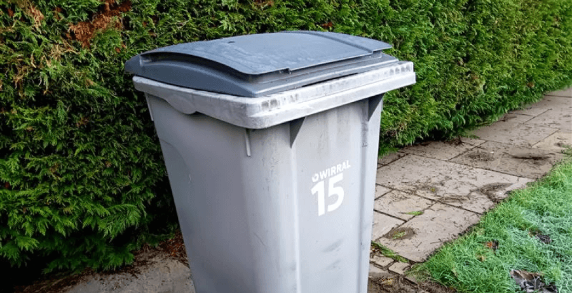 grey wheelie bin