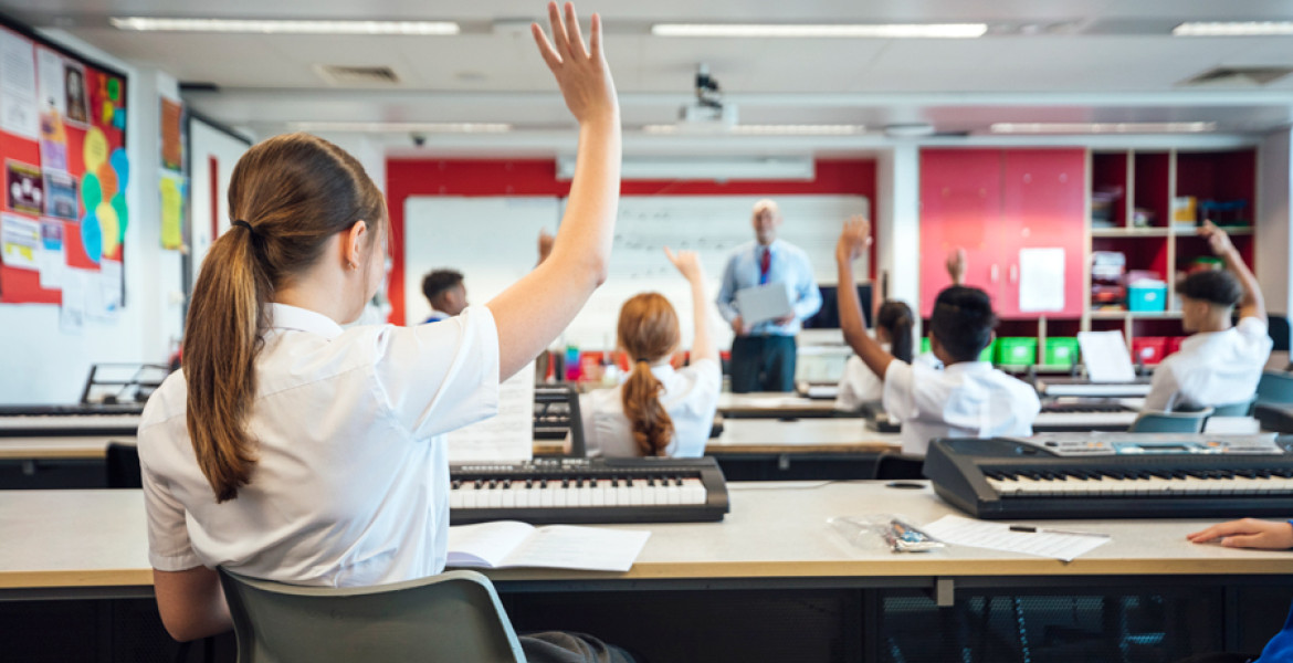 image of a secondary school classroom