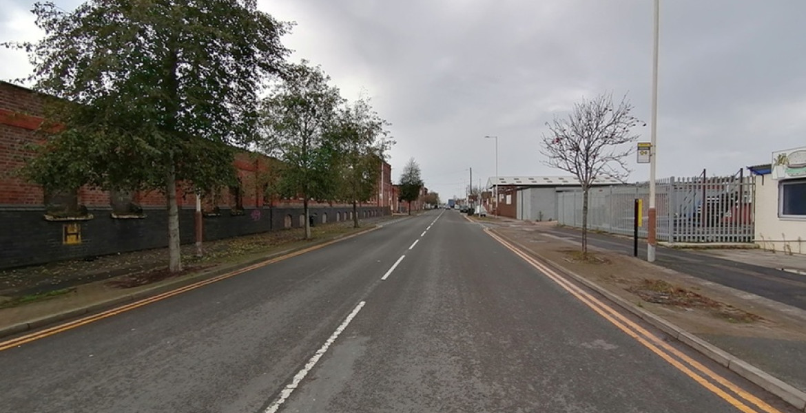 A view of Price Street in Birkenhead