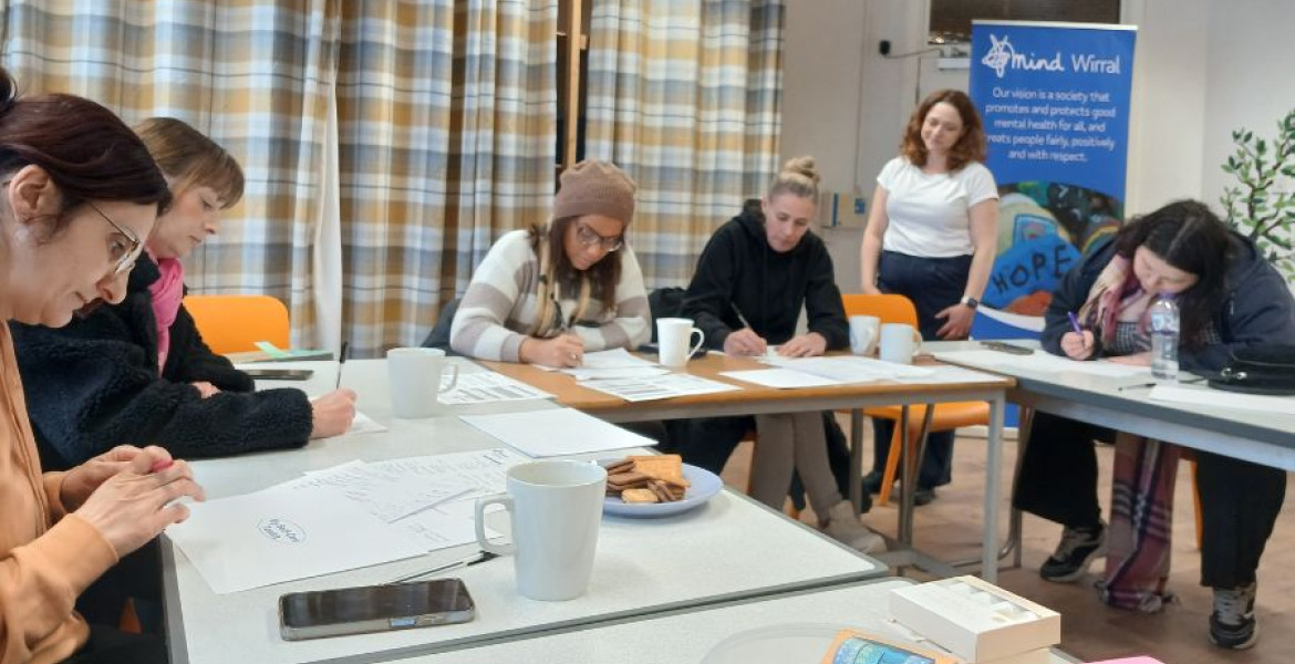 Group of parents gathered together for a workshop