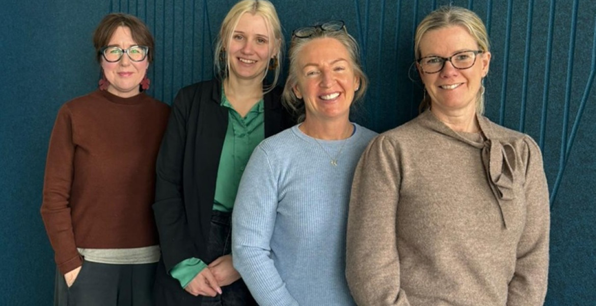 A photograph showing representatives of some of the groups you have been training on helping people report hate crime