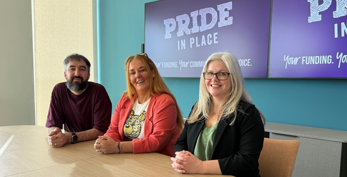  from left: The new Pride in Place Chairs - Liam Kelly (Central Birkenhead), Jennifer Allinson (Woodchurch), and Nicola Fenton (Seacombe).