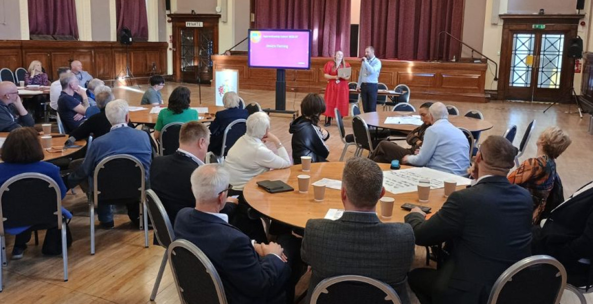 Corporate parent meeting taking place 