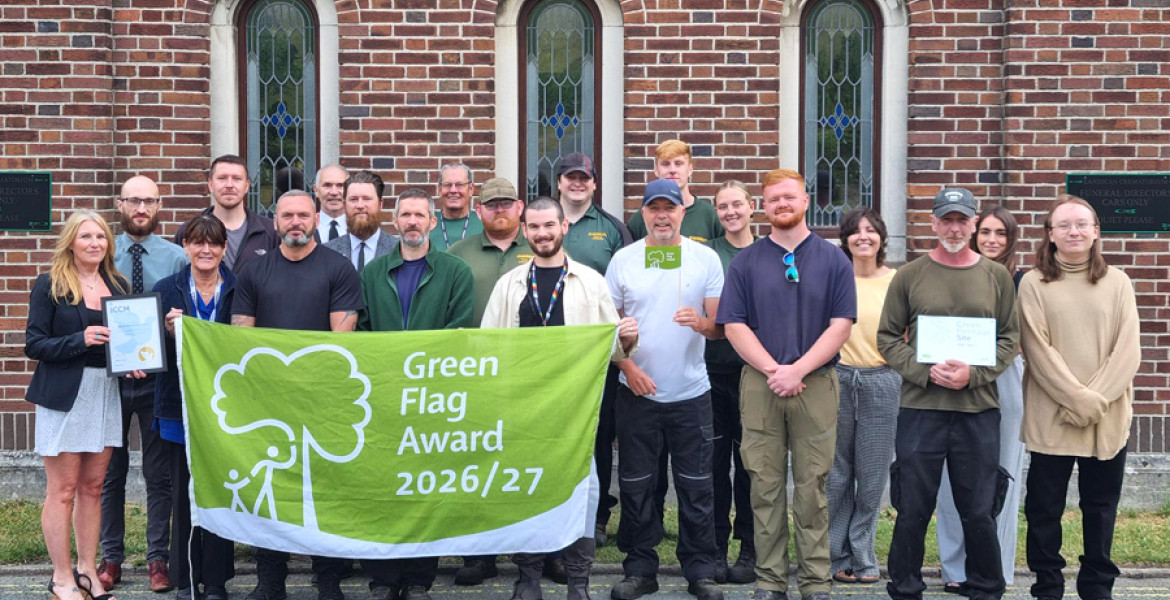 Staff at Landican Crematorium and Cemetery.
