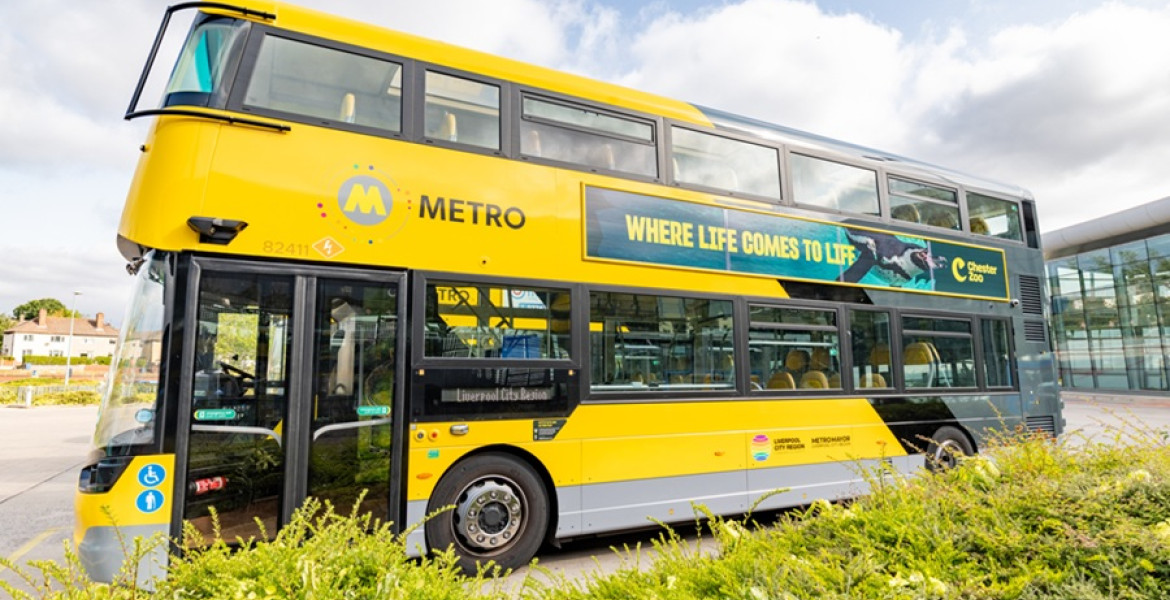 New yellow bus