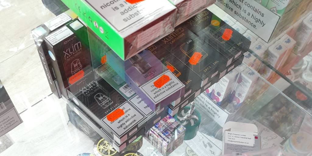 Premises targeted over illegal vape sales